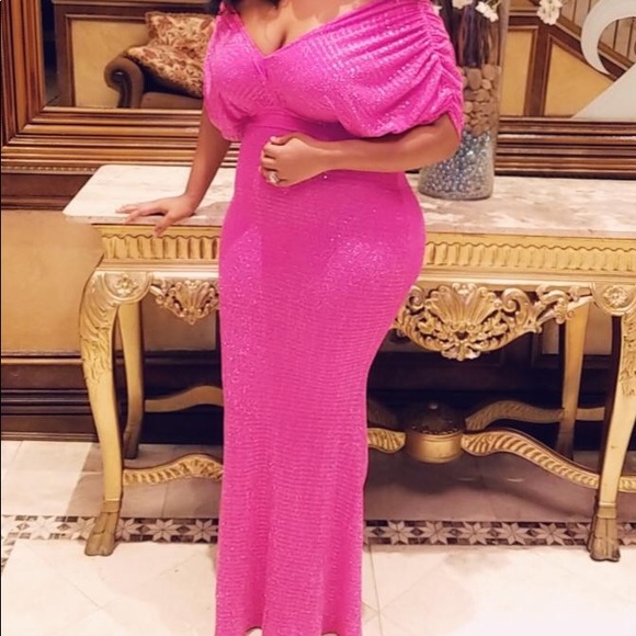 Pink sparkle dress - Picture 3 of 3